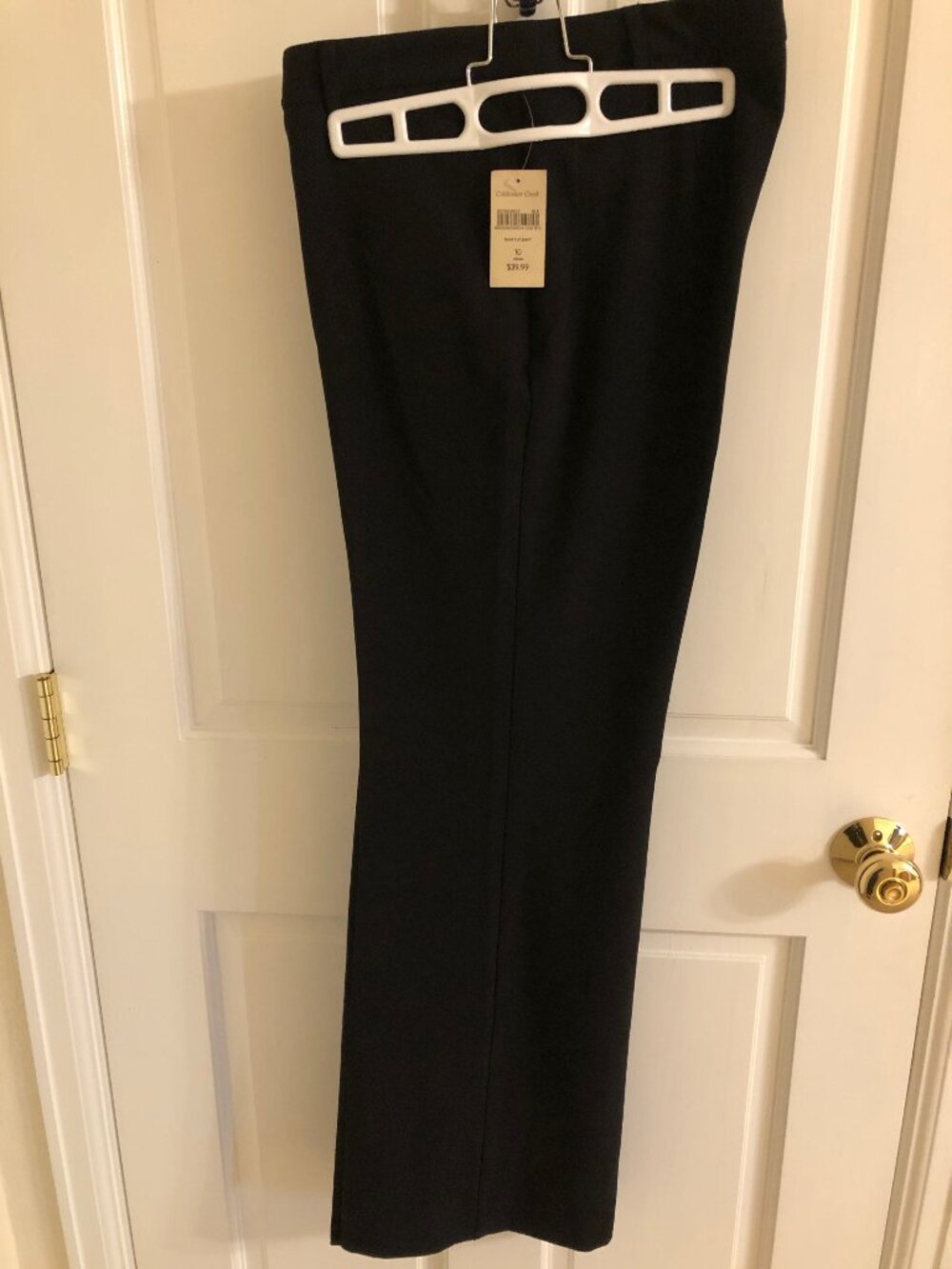 Coldwater Creek Misses Black Bootcut Pants -Size 10 - New with Tag! Orig. $39.99